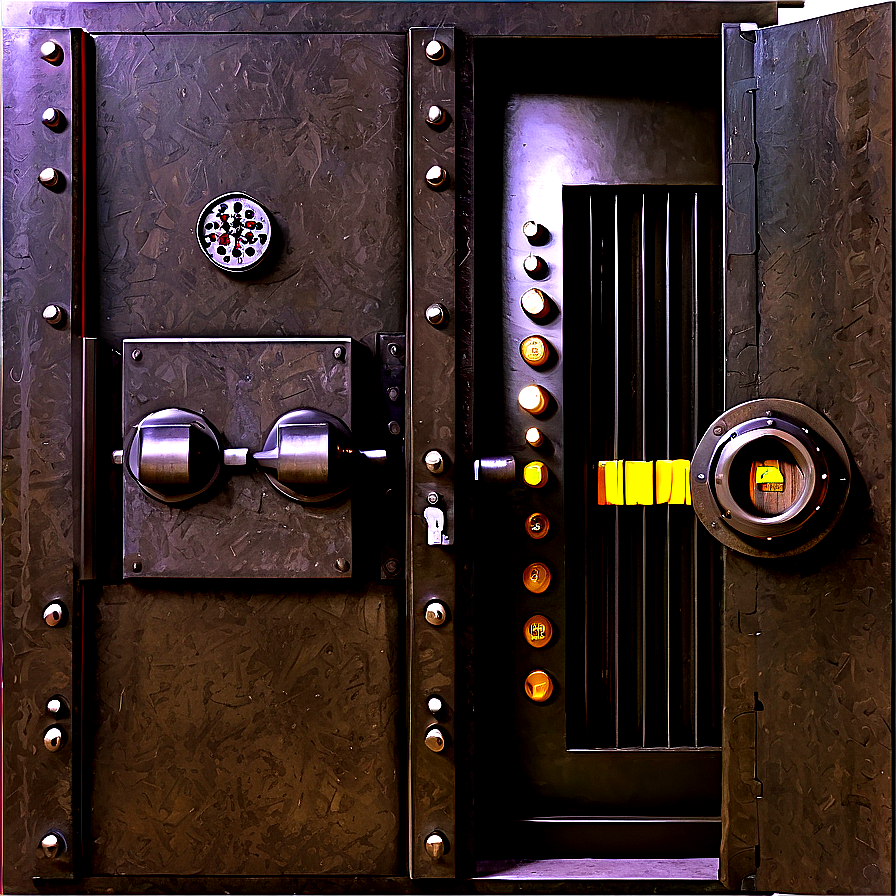 Bank Vault With Guard Png 4