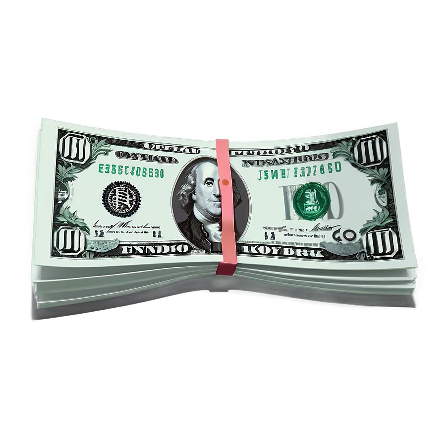 Banknotes And Coins Money Vector Png 06262024