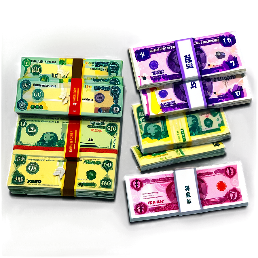 Banknotes Bundle Png Ejv