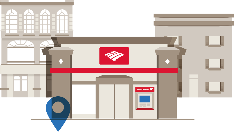 Bankof America Branch Illustration