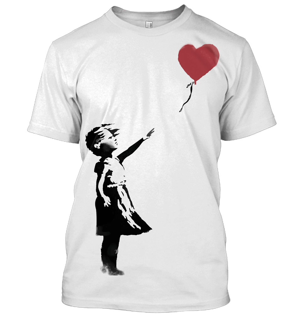 Banksy Girl With Balloon Shirt