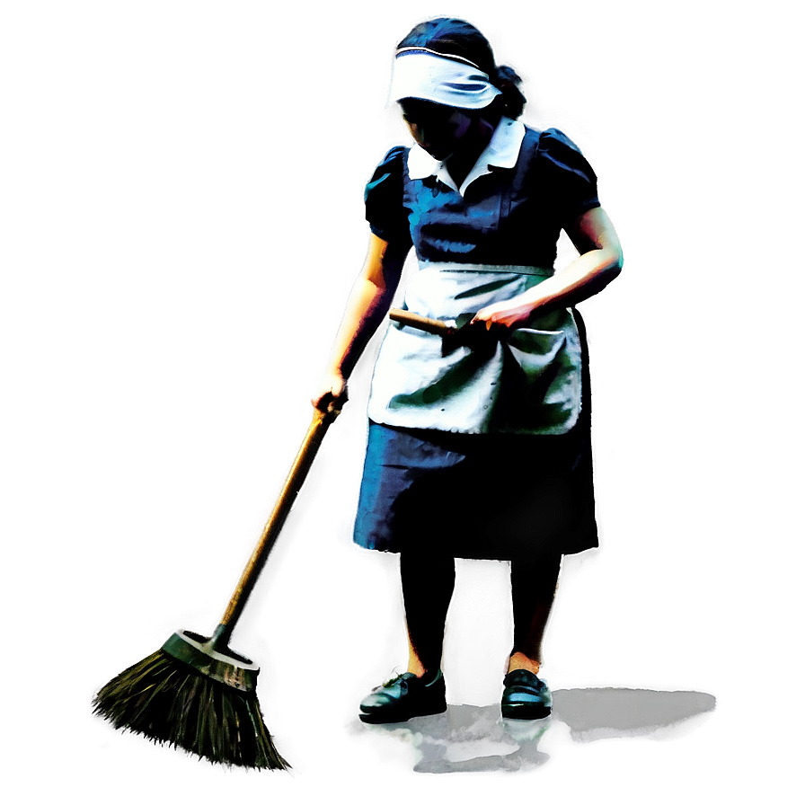 Banksy Maid Sweeping Png 12