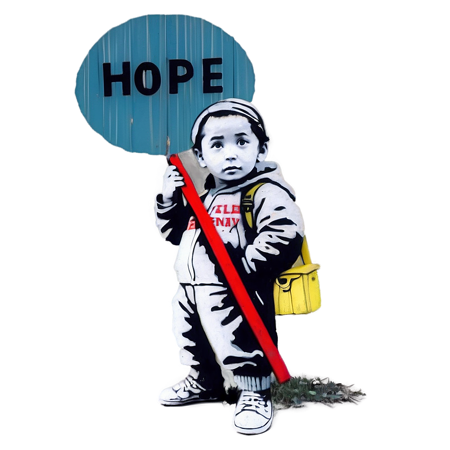 Banksy There Is Always Hope Png Xsf