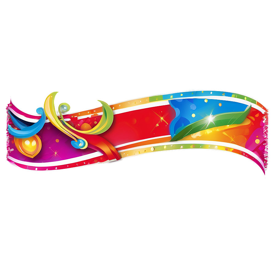 Banner Decorative Line Png Kqj