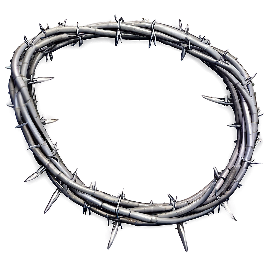 Barbed Wire Fence On Wall Png 62