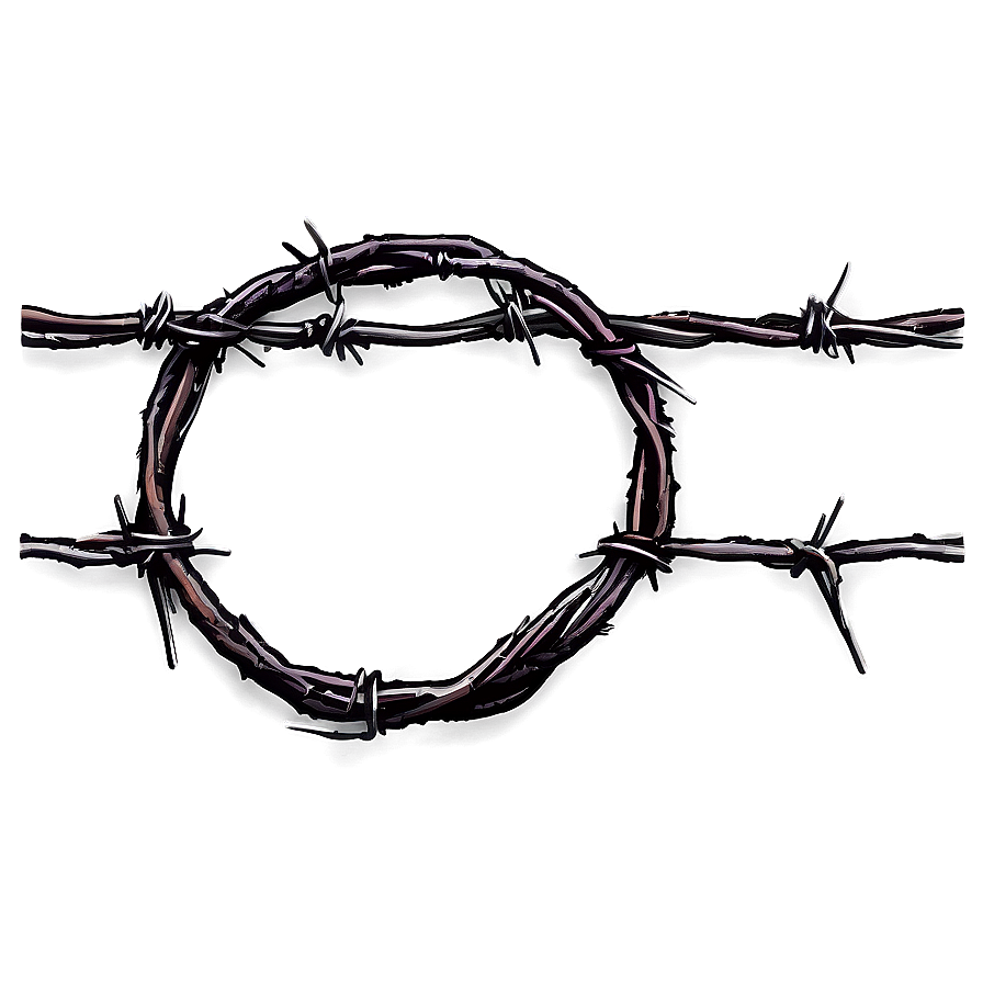 Barbed Wire Ornament Png 73