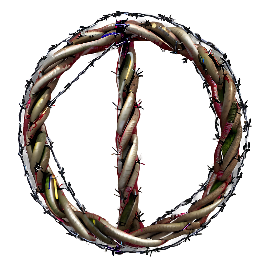 Barbed Wire Spiral Png Miq