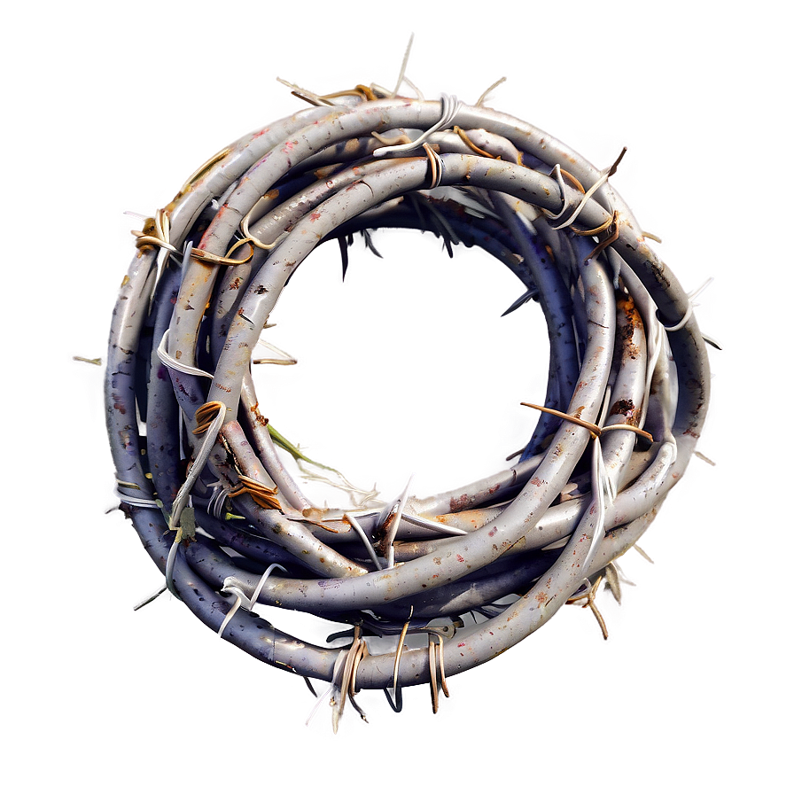 Barbed Wire Swirl Png Nes