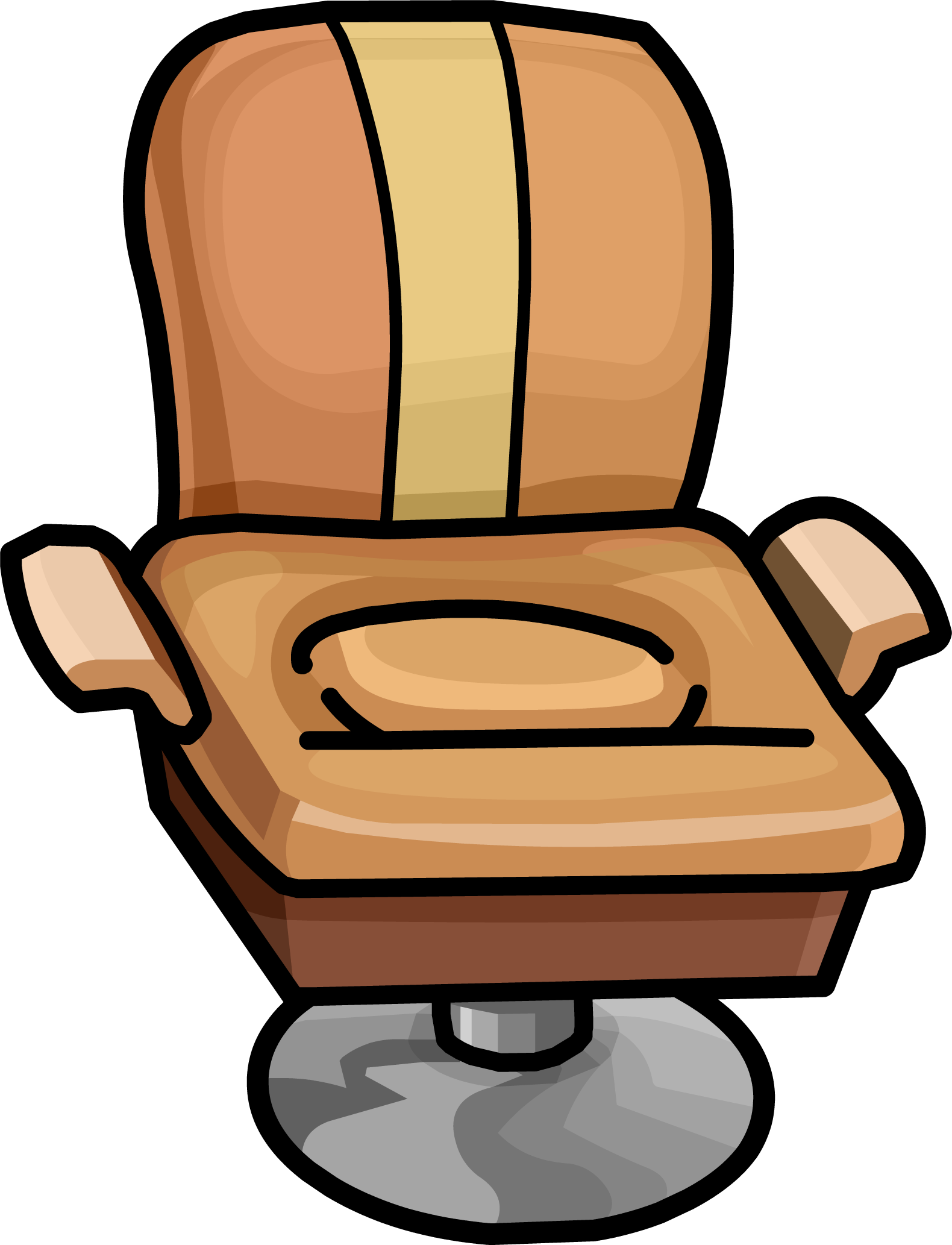 Barber Chair_ Cartoon_ Vector