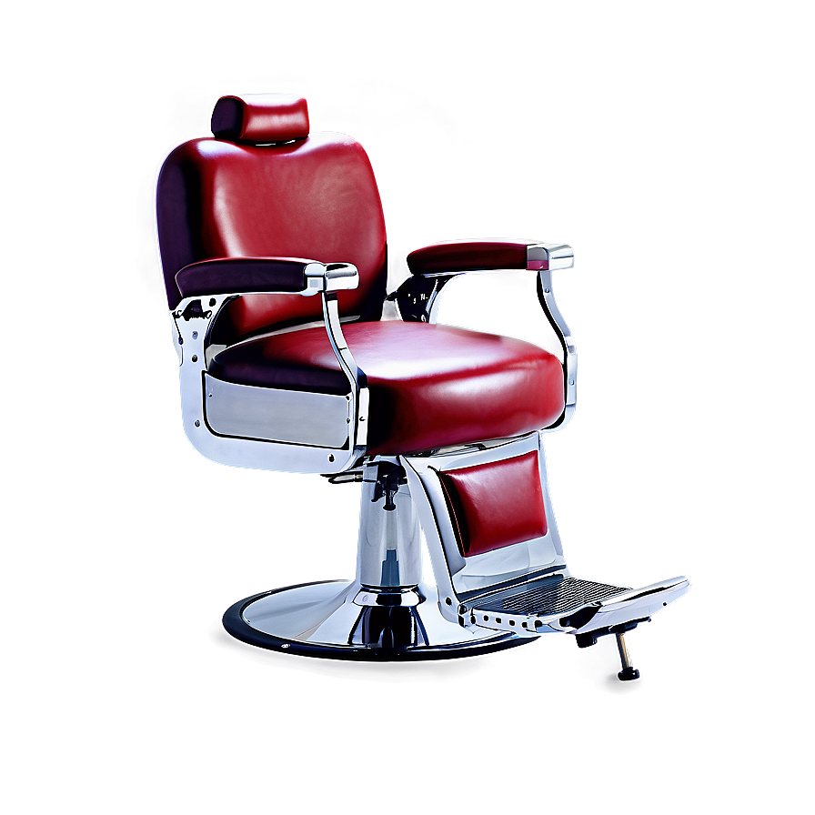 Barber Chair With Armrests Png Sco