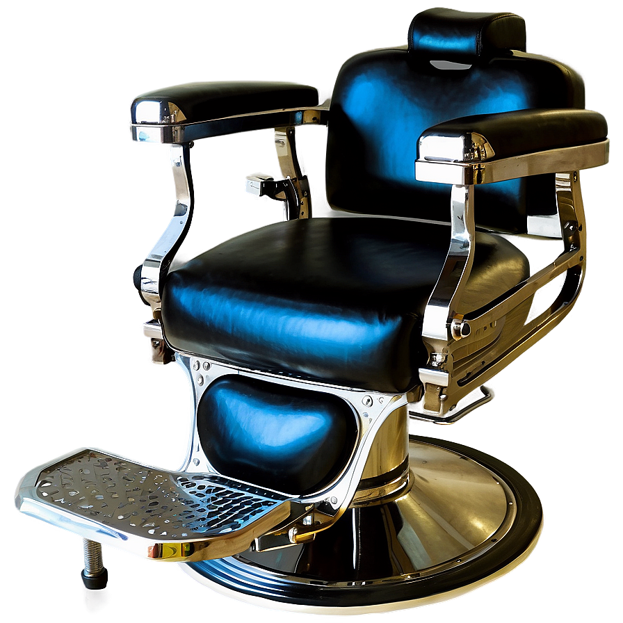 Barber Chair With Hydraulic Pump Png 06282024