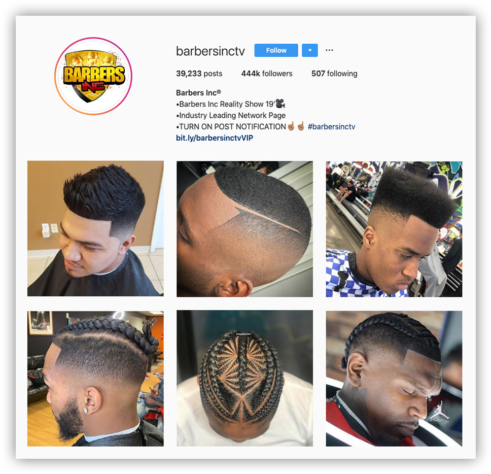 Barbers Inc T V Instagram Profile