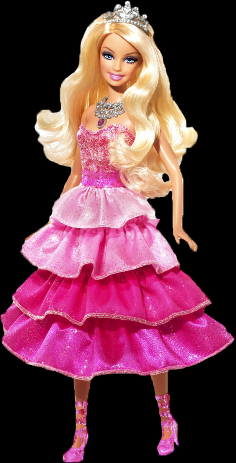 Barbie Dollin Pink Gown