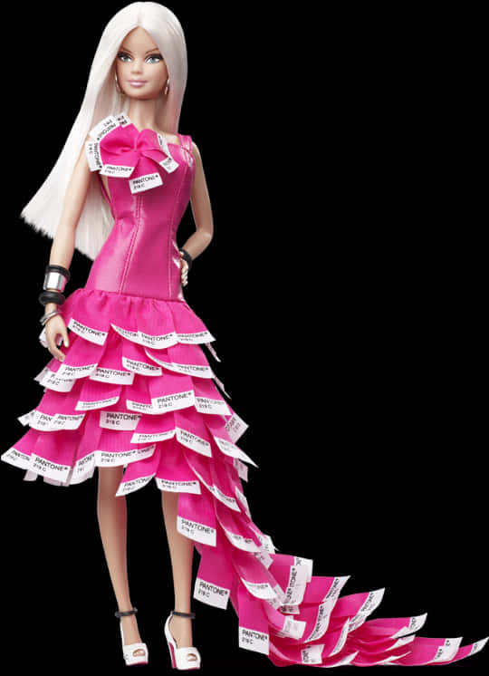 Barbiein Pantone Pink Dress