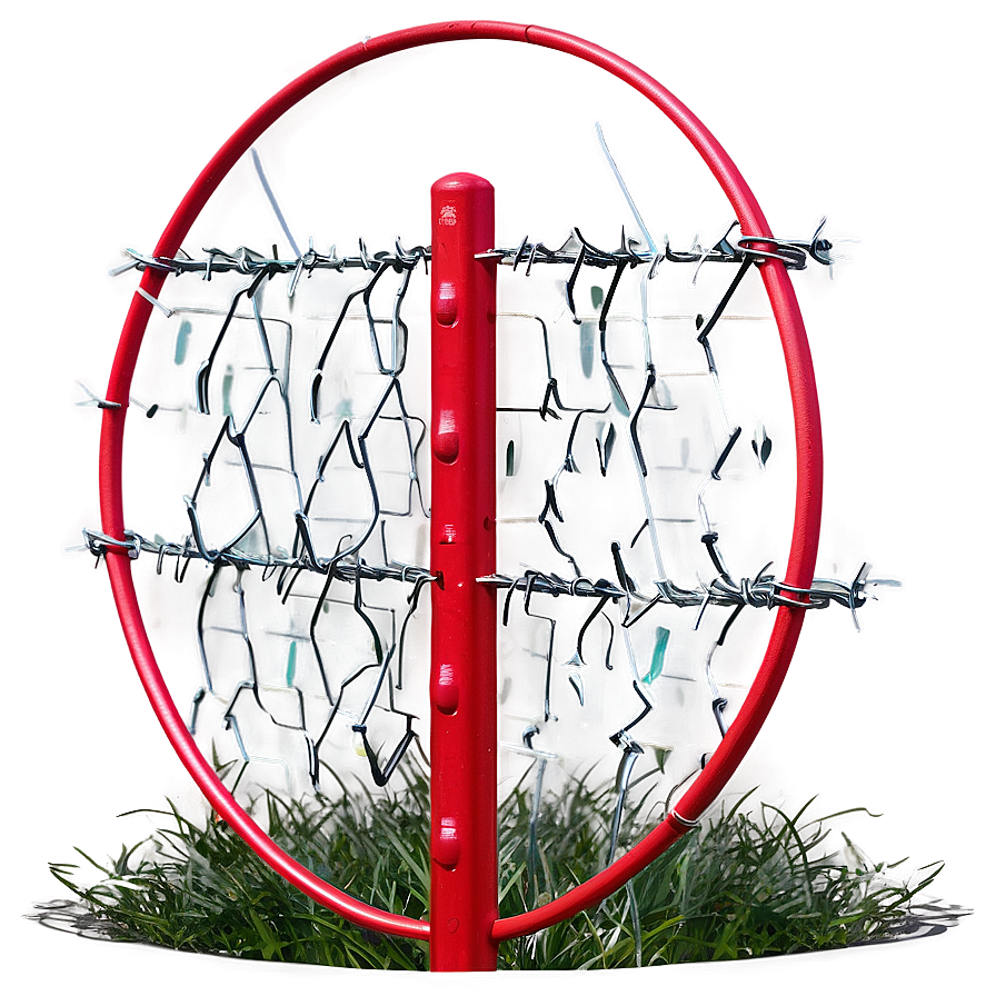 Barbwire Restricted Area Marker Png Ykb