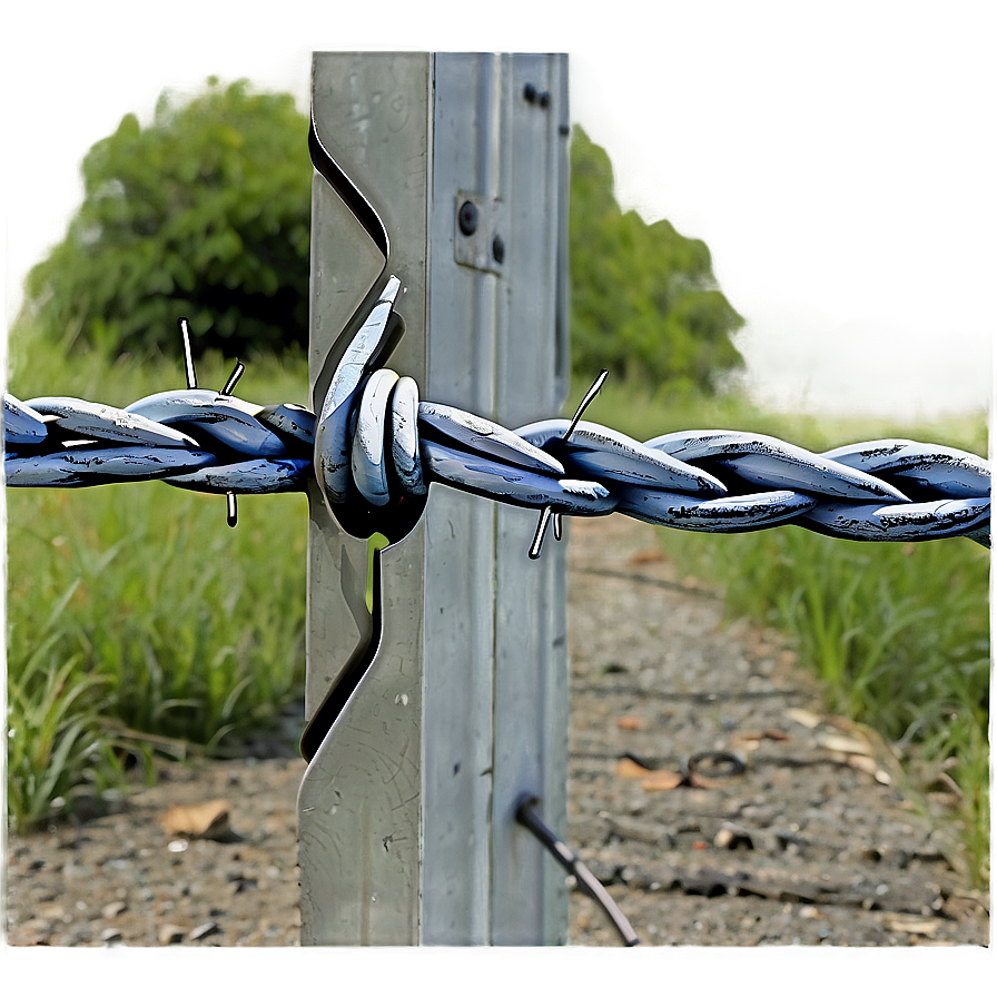 Barbwire Safety Boundary Png 58