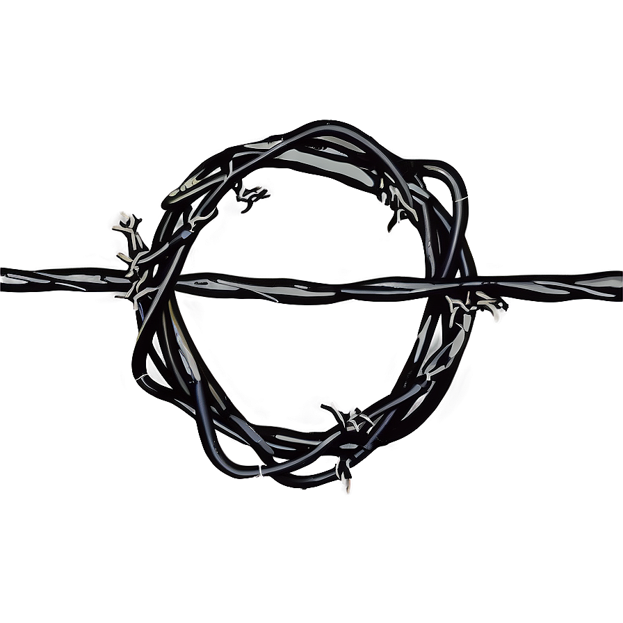 Barbwire Swirl Png Rhw