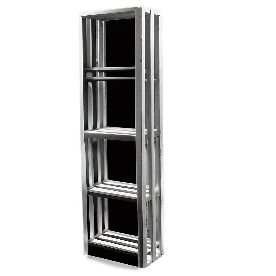 Bare Bookshelf Design Png 95