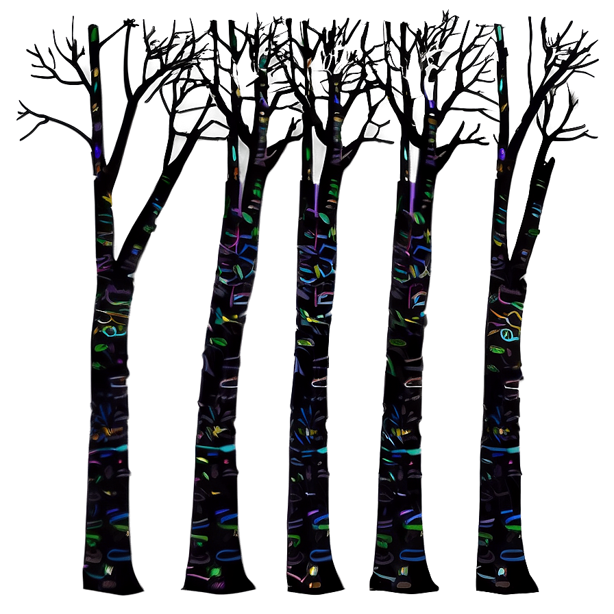 Bare Tree Forest Silhouette Png 98