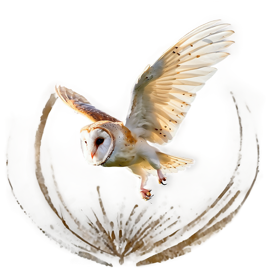 Barn Owl In Action Png Bpb90