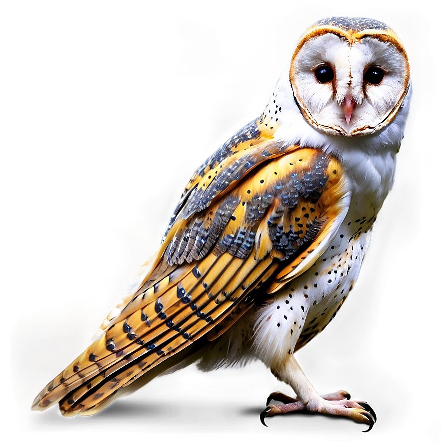 Barn Owl In Forest Png 46