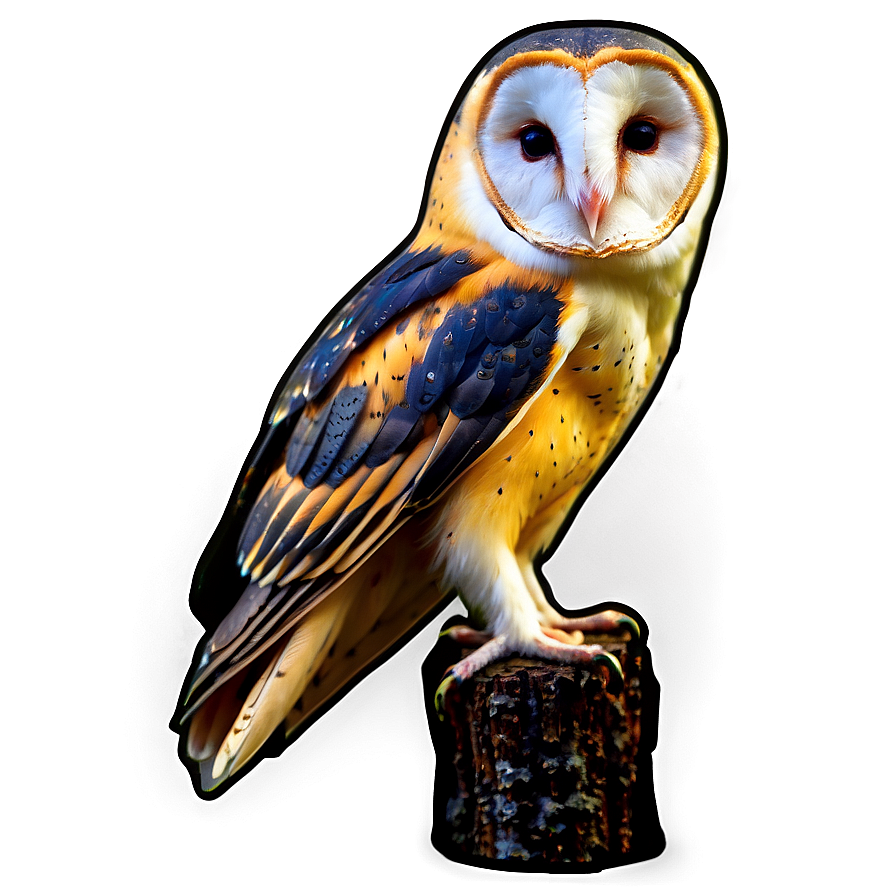 Barn Owl In Forest Png 55