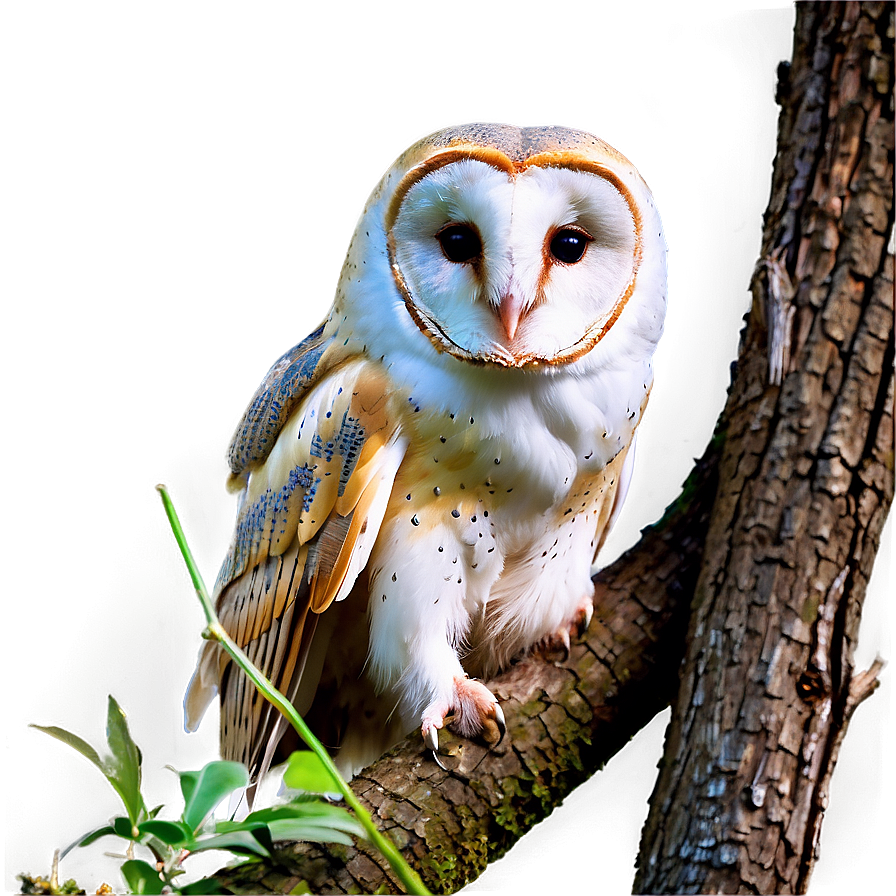 Barn Owl In Tree Png 06252024