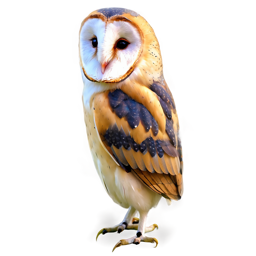 Barn Owl In Twilight Png 16