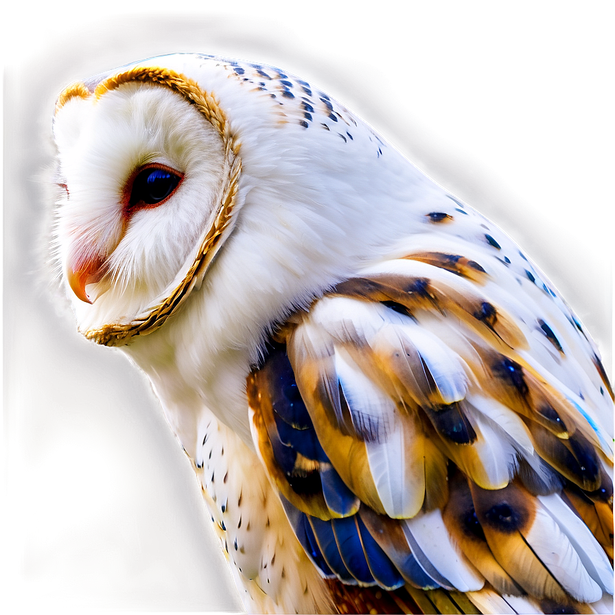 Barn Owl In Winter Setting Png 15