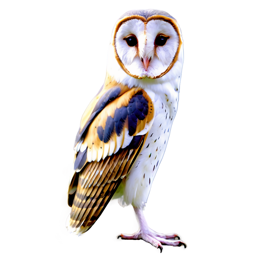 Barn Owl Tilted Head Png 06252024