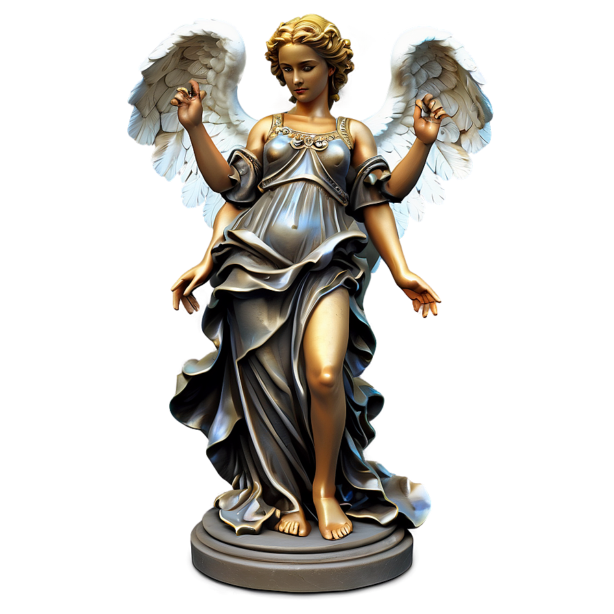 Baroque Angel Statue Png Nhg87