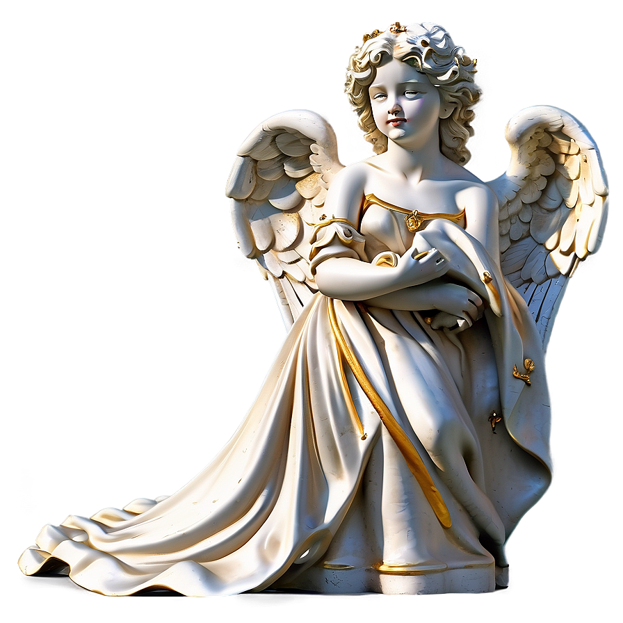 Baroque Angel Statue Png Tnm