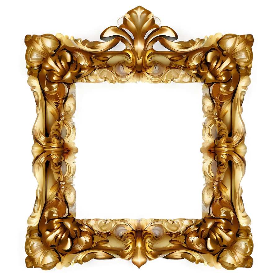 Baroque Decorative Frame Png Wpx