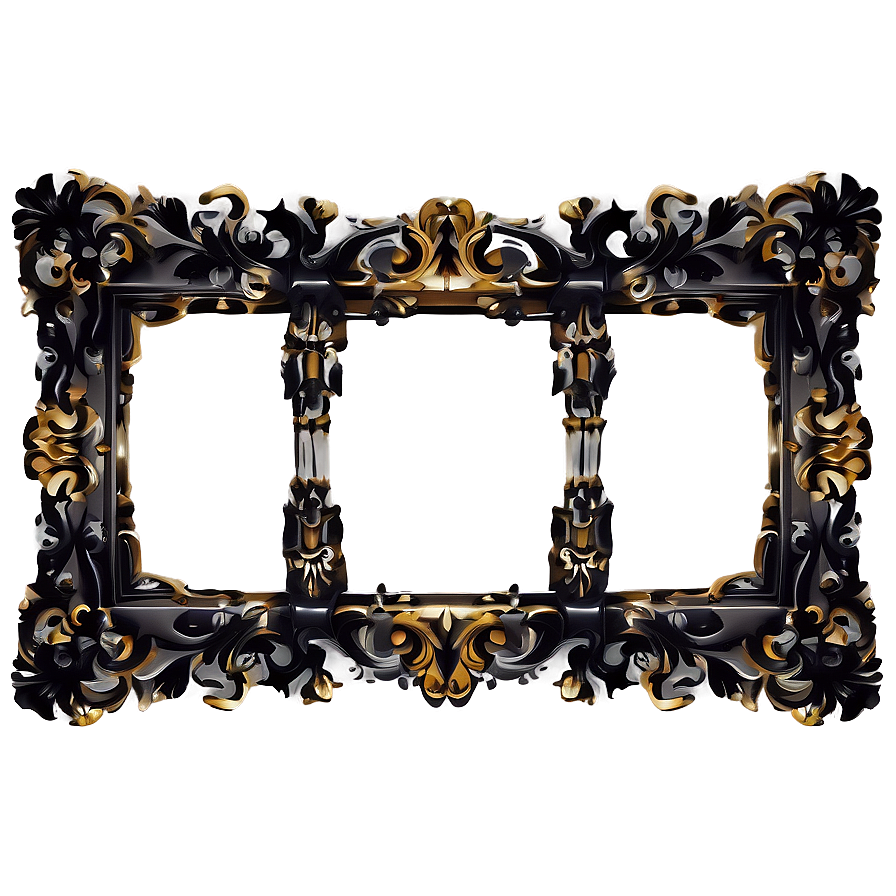 Baroque Gothic Frame Png Rhi23