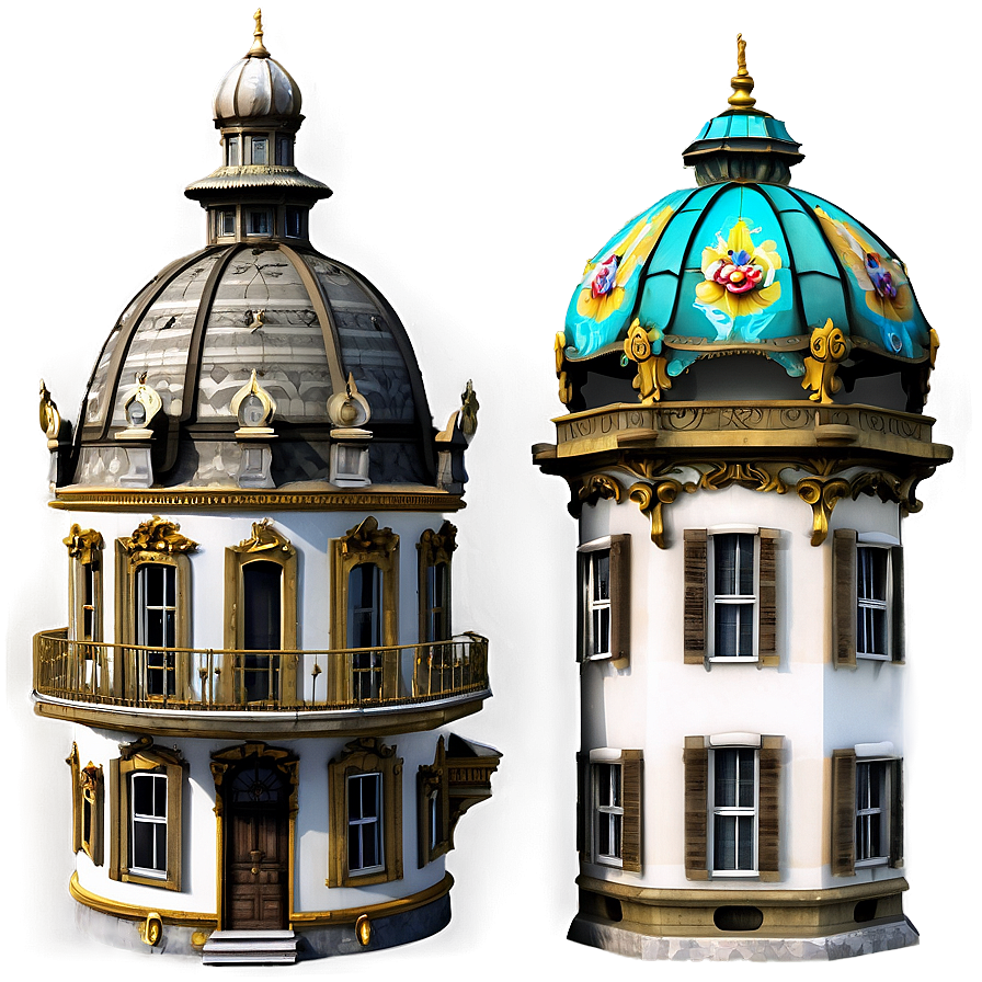 Baroque Houses Png Cle31