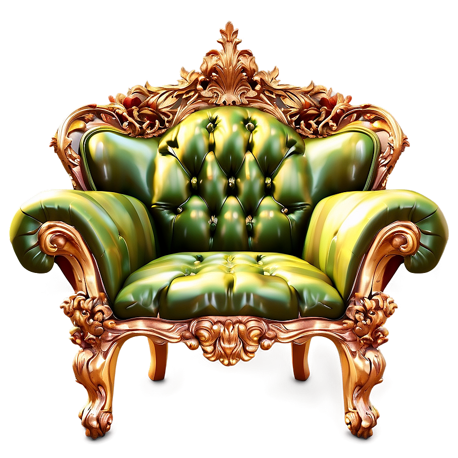 Baroque King Chair Png 26