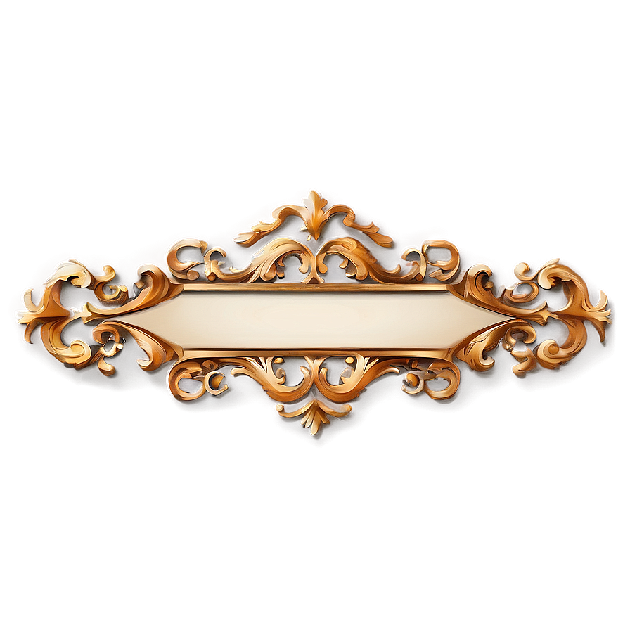 Baroque Page Divider Png Rqw5