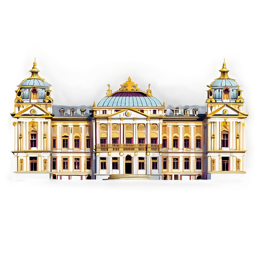 Baroque Palace Illustration Png 16