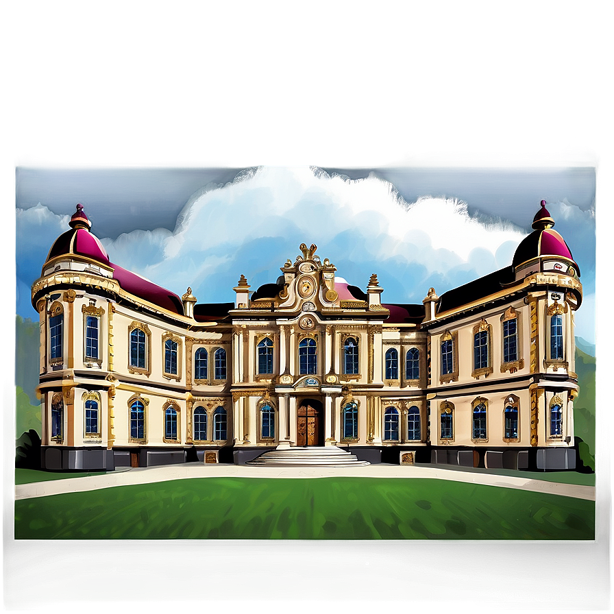 Baroque Palace Illustration Png Hfh68