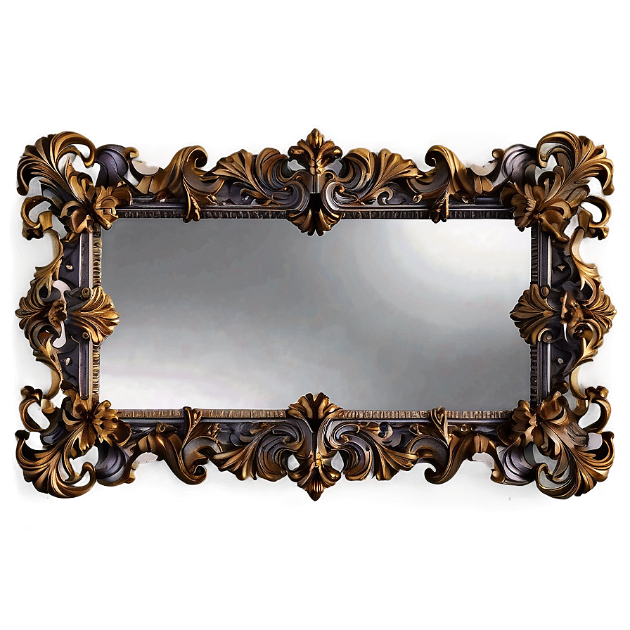 Baroque Style Mirror Frame Png Ilw