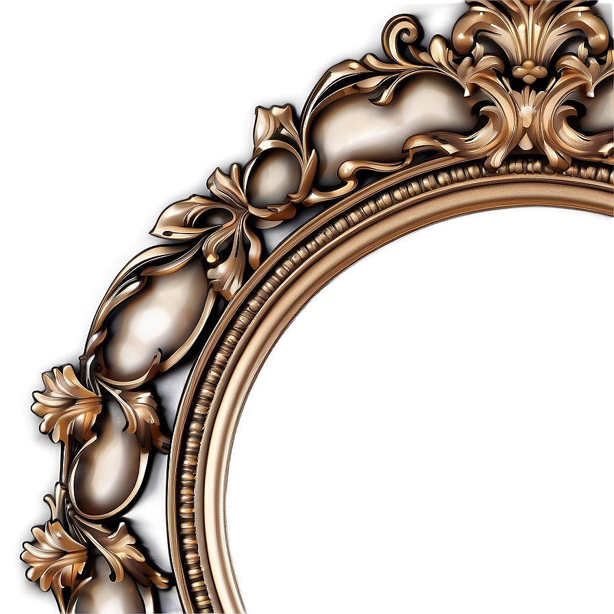 Baroque Style Picture Frame Png 05042024