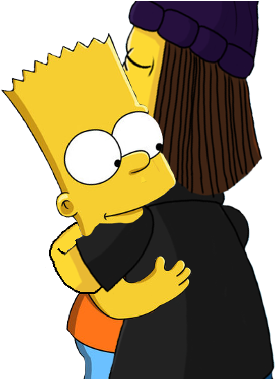 Bart Simpson Friendly Hug