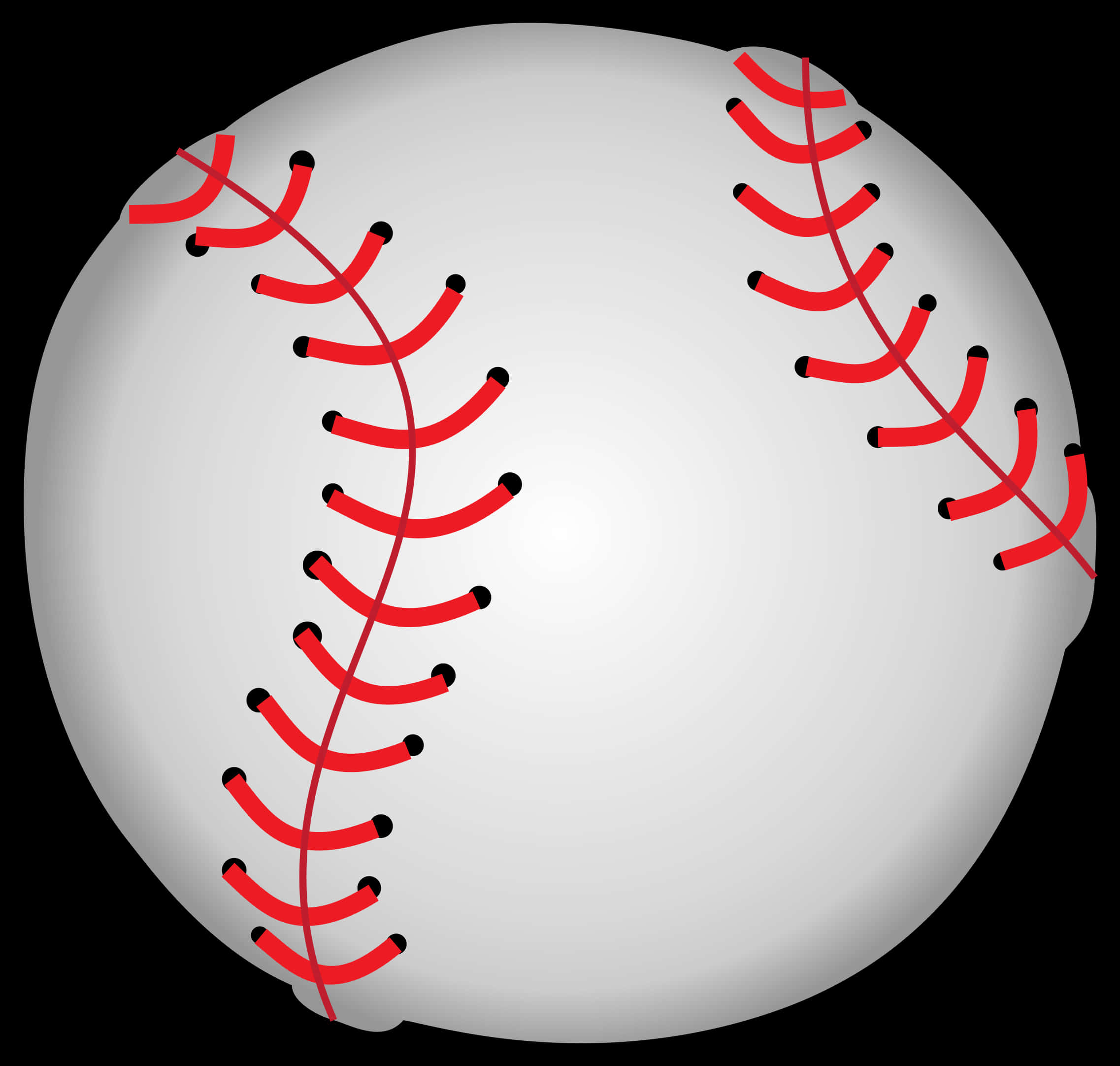 Baseball Close Up Graphic