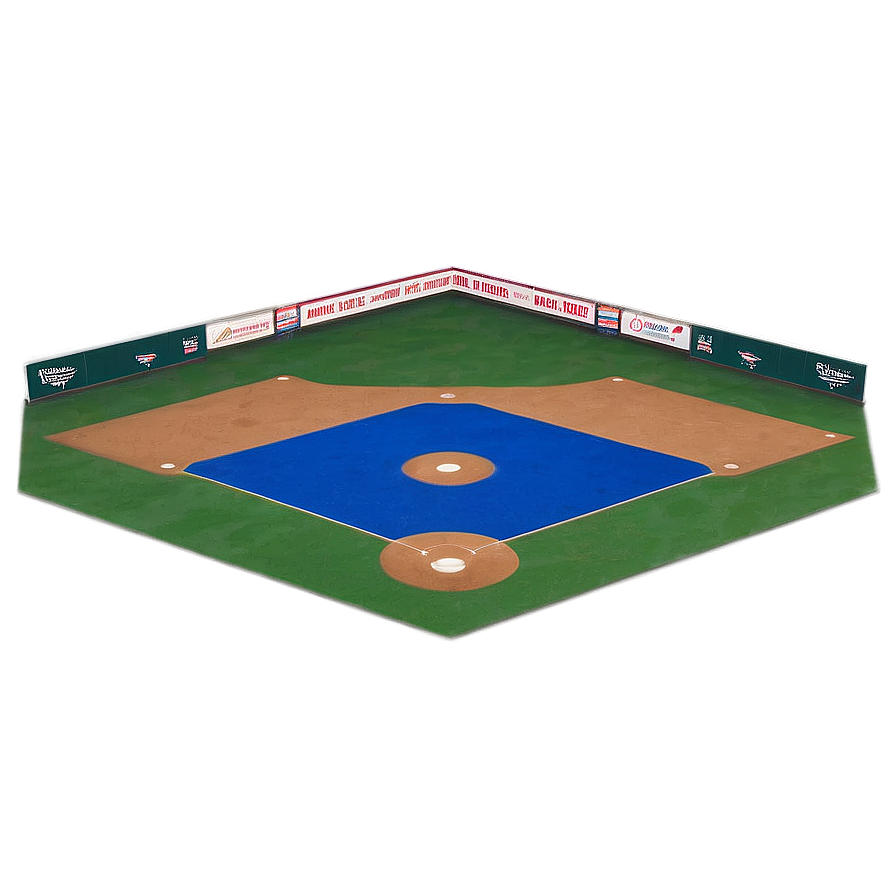 Baseball Diamond And Pitcher's Mound Png 06132024