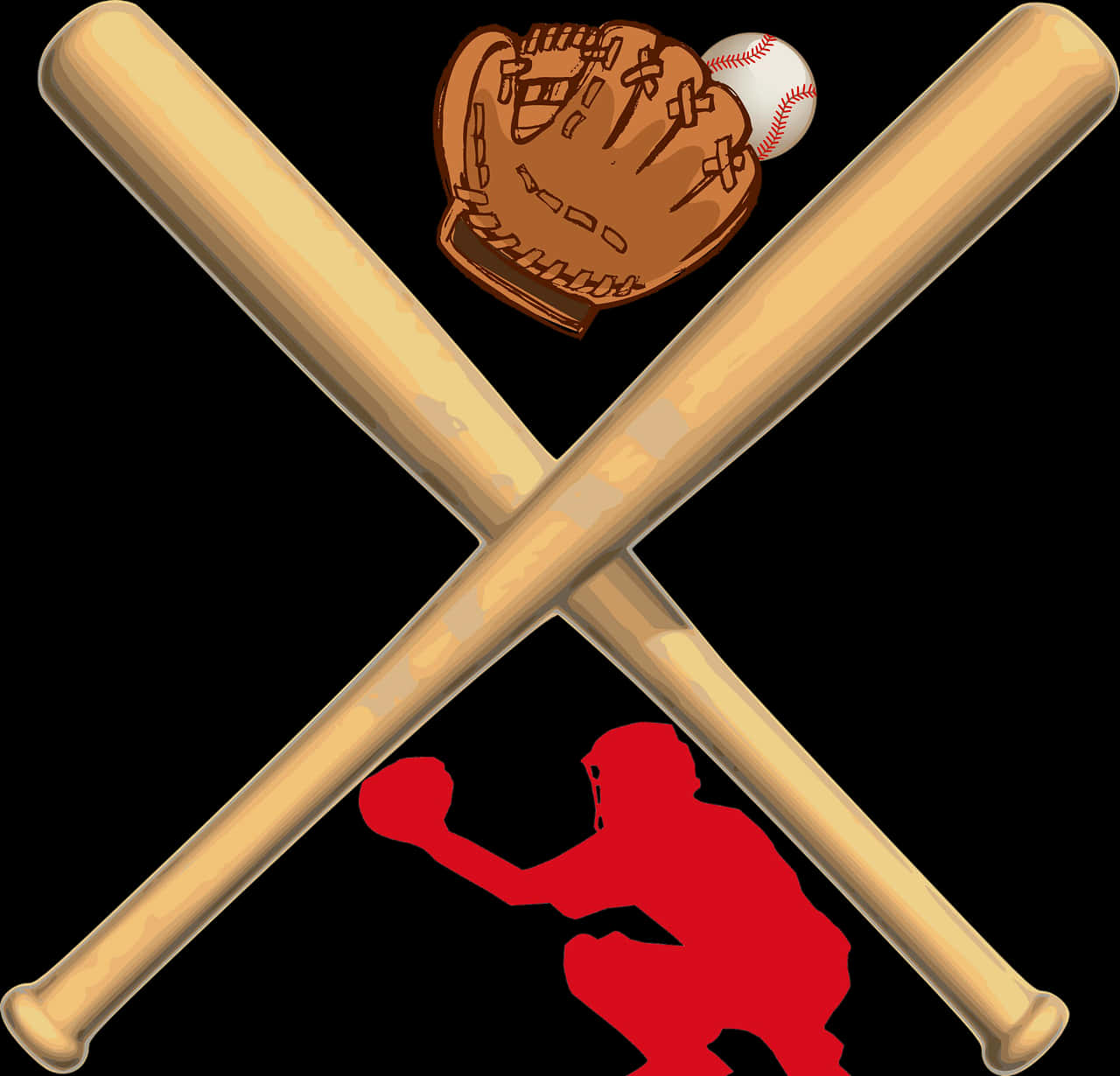 Baseball Iconography Catcherand Equipment