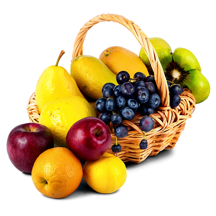 Basket Of Fruits Png Hqo