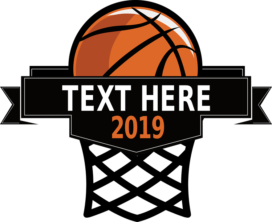 Basketball Clipart Text Banner2019