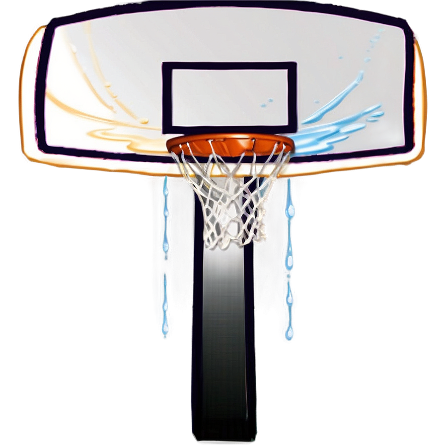 Basketball Hoop With Sand Or Water Base Png Asc