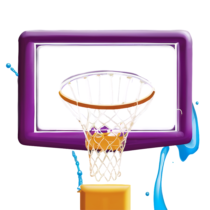 Basketball Hoop With Sand Or Water Base Png Pfg