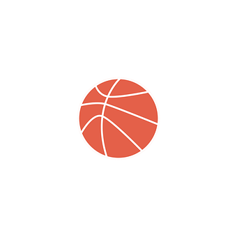 Basketball Icon Simple Design